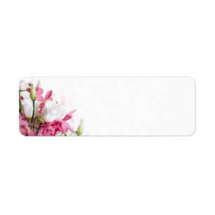 BlumenRücksendeadressen-Aufkleber