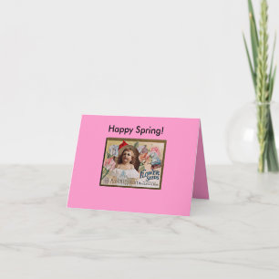 Blumensamen, Fröhlicher Frühling! Karte
