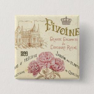 Blumensamen-Paket Button