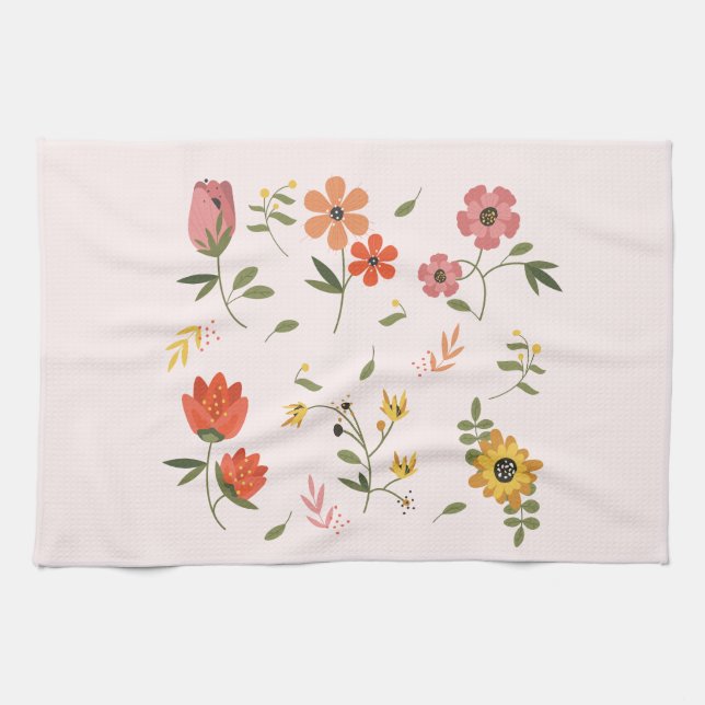 Blumensammlung  geschirrtuch (Horizontal)