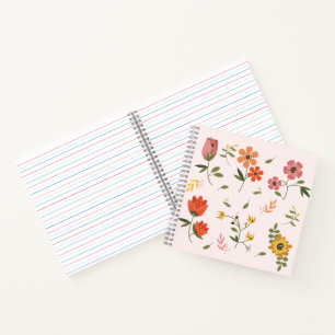 Blumensammlung Notizbuch