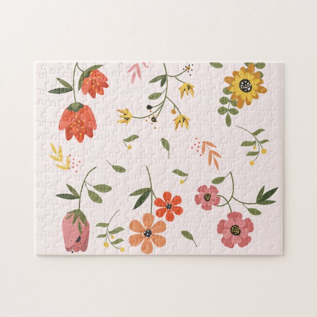 Blumensammlung Puzzle (Horizontal)