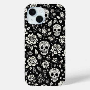 Blumenschädel Case-Mate iPhone Hülle