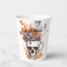 Blumenschädel-Tasse