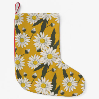 Blumenschal, Vintager Hintergrund. Kleiner Weihnachtsstrumpf