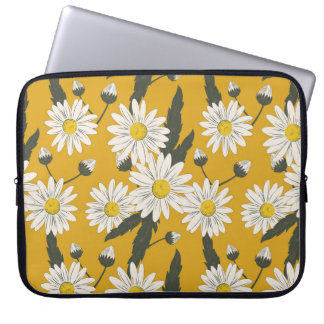 Blumenschal, Vintager Hintergrund. Laptopschutzhülle