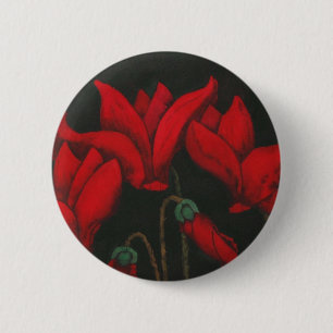 Blumenschaltfläche "Red Cyclaman" Button
