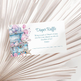 Blumenschatz Brustkorb Unterwasser-Windeln Raffel Begleitkarte