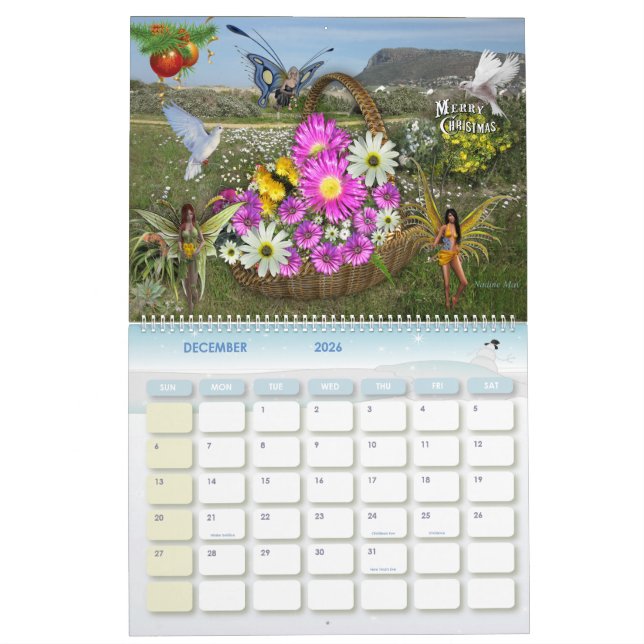 Blumenschätze Kalender (Dez 2026)
