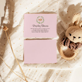 Blumenschläfer-Duschvorrichtung Begleitkarte