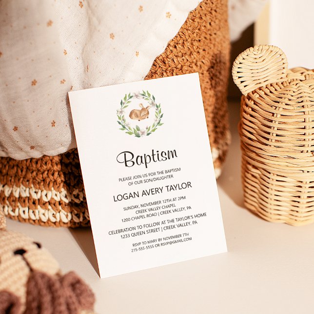 Blumenschläfer Taufe Einladung (Von Creator hochgeladen)