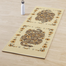 Blumenschlange Yogamatte