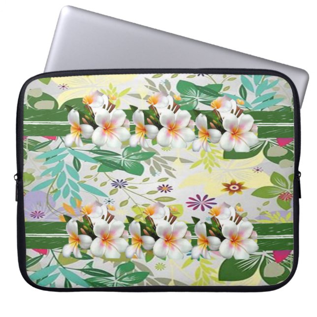 Blumenschlauch für Ipad Laptopschutzhülle (Vorderseite)