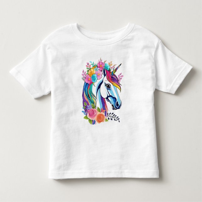 Blumenschlauch Shirt - Whimsical Kids T-Shirt (Vorderseite)