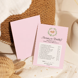 Blumenschluckauf Hirschmädchen oder Daddy Game Flyer