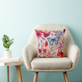 Blumenschmetterling, Naturgeschenk Kissen