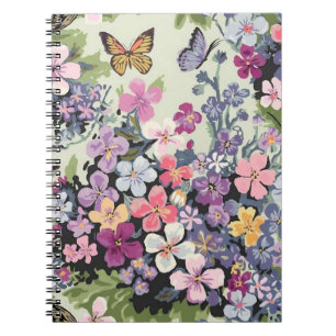 Blumenschmetterling Spiral Foto Notebook Notizblock