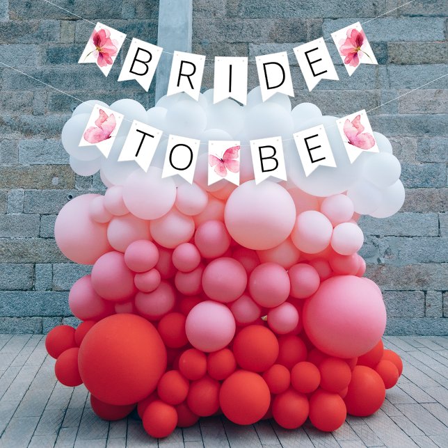 Blumenschmetterlinge Brautparty Jagdbanner Wimpelkette (Von Creator hochgeladen)