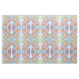 Blumenschmetterlings-Kaleidoskop Stoff