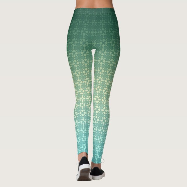 Blumenschmuck, Gefälle Leggings (Rückseite)