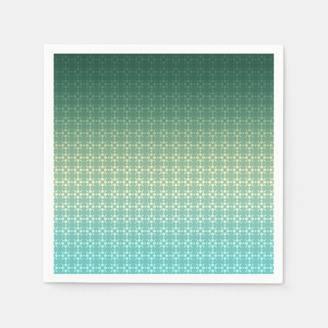 Blumenschmuck, Gefälle Serviette (Vorderseite)