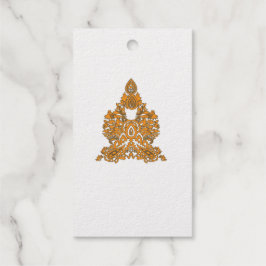 Blumenschmuck | Gothic Red Black Art Pattern Geschenkanhänger