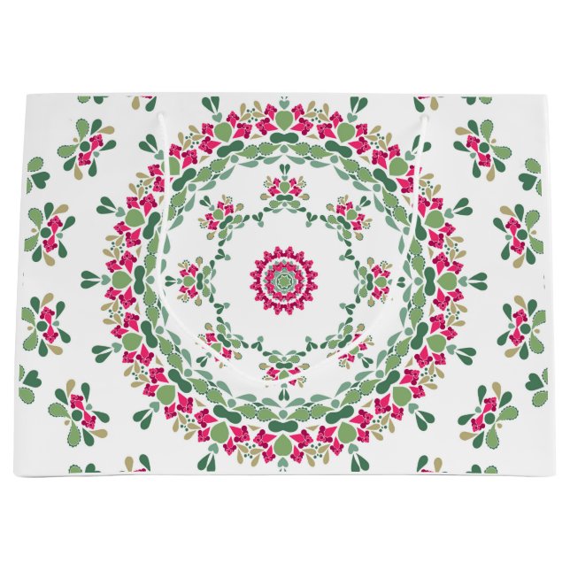 Blumenschmuck Große Geschenktüte (Vorderseite)