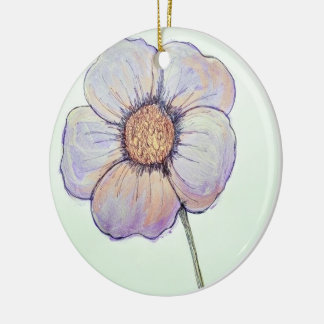 Blumenschmuck Keramik Ornament