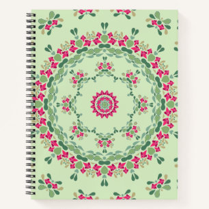 Blumenschmuck Notizbuch