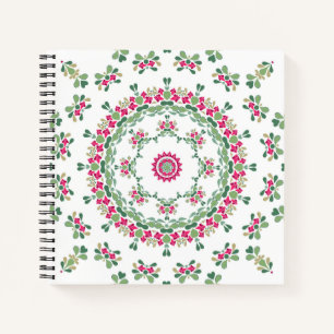 Blumenschmuck Notizbuch