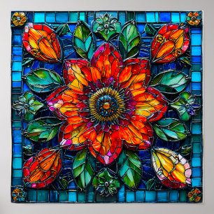 Blumenschmuck Poster