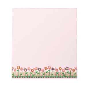 Blumenschranke - Notepad Notizblock