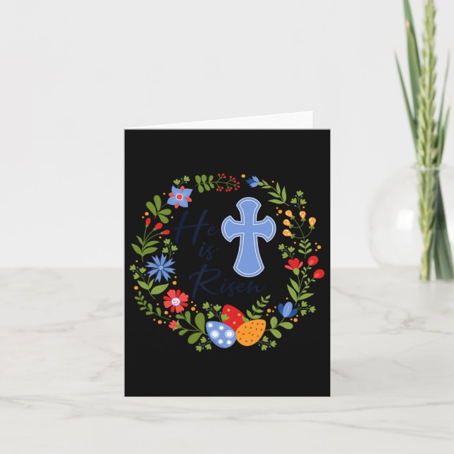 Blumenschrei ist er verschmäht Jesus Christlich gl Karte (Vorderseite)