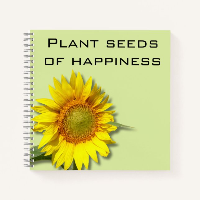 Blumenschrift Notizbuch (Vorderseite)