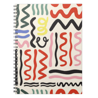 Blumenschüssel: Square Paisley Ornament Notizblock