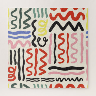 Blumenschüssel: Square Paisley Ornament Puzzle