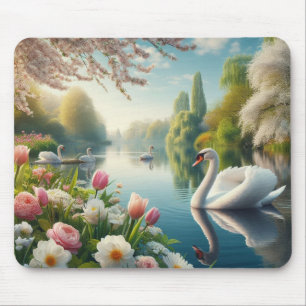Blumenschwingenkunst Mousepad