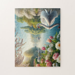 Blumenschwingenkunst Puzzle