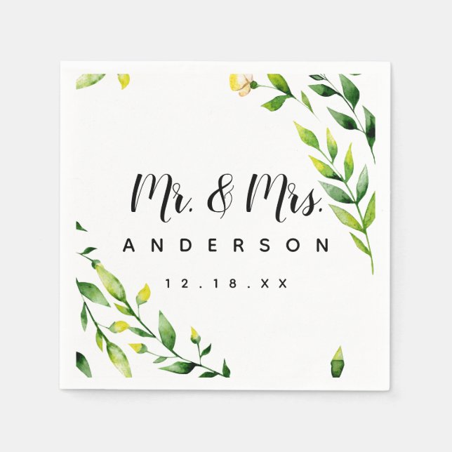 Blumenserviette Blume Frühjahrssommer Serviette (Vorderseite)