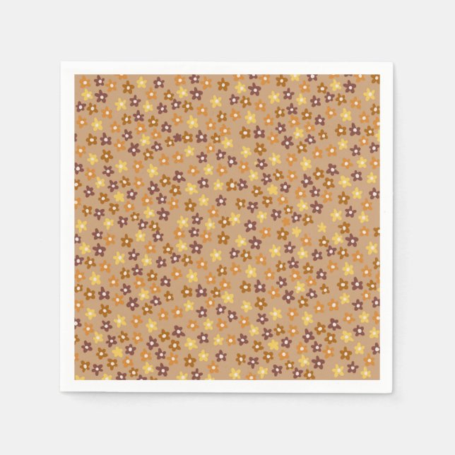 Blumenserviette Serviette (Vorderseite)