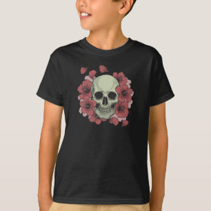 BlumenShirt skull Dia de Los Muertos   T-Shirt