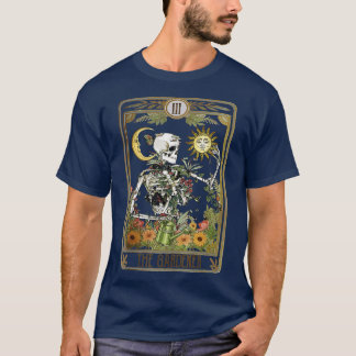 Blumenskelett Tarot Gartenbau Pflanze T-Shirt