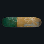 Blumenskizze mit Wildblume und Pflanze Skateboard<br><div class="desc">In diesem Gemälde von Jennifer Goldberger ist viel los. Eine Blumenskizze beherbergt die Bühne im Zentrum,  kleine Bäume bilden den Hintergrund. Fans von Eugene Delacroix und Edward Hopper können gewollt,  dieses Stück zu kaufen!</div>