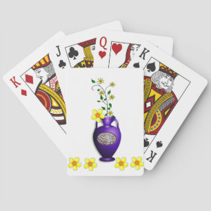Blumenspielkarten-Deck Spielkarten