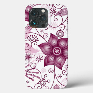 Blumenspirale Rosa und Weiß Muster Case-Mate iPhone Hülle