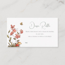 Blumenspulendusche Begleitkarte