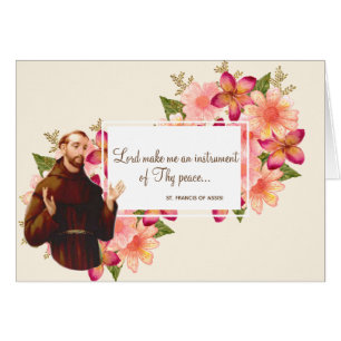 Blumenst francis von Assisi-Zitat