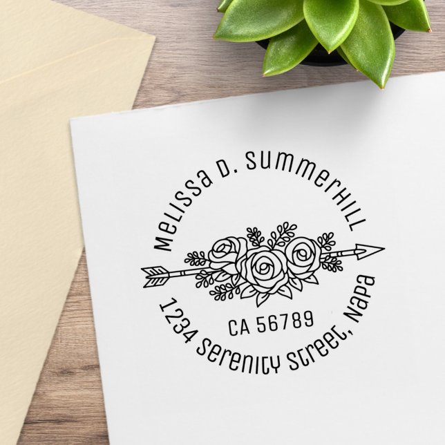 Blumenstamm, Rose-Blume Gummistempel (Von Creator hochgeladen)