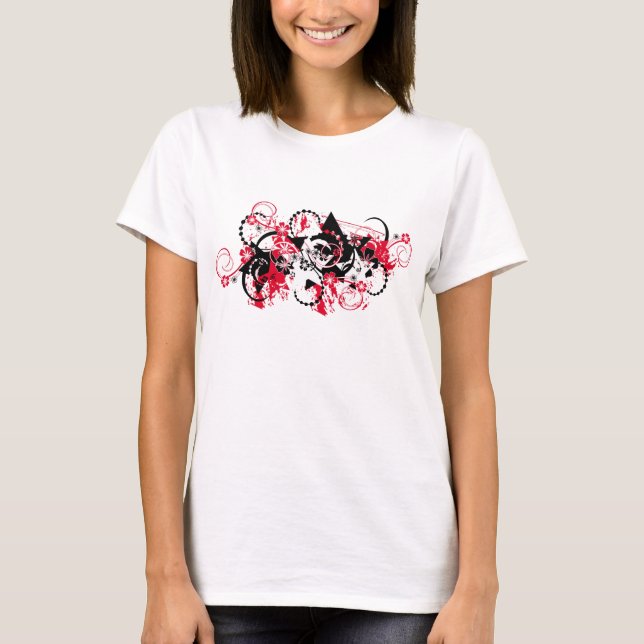 Blumensterne T-Shirt (Vorderseite)