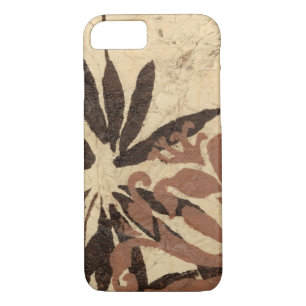 Blumenstil-Design mit tönernen Blätter iPhone 8/7 Hülle